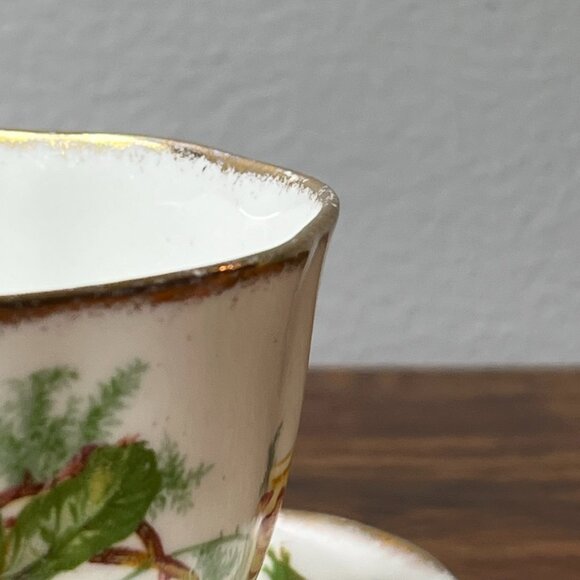 Royal Albert England Bone China Cup & Saucer Yellow Tea Rose Reg.№ 839056 1940s - Picture 8 of 15